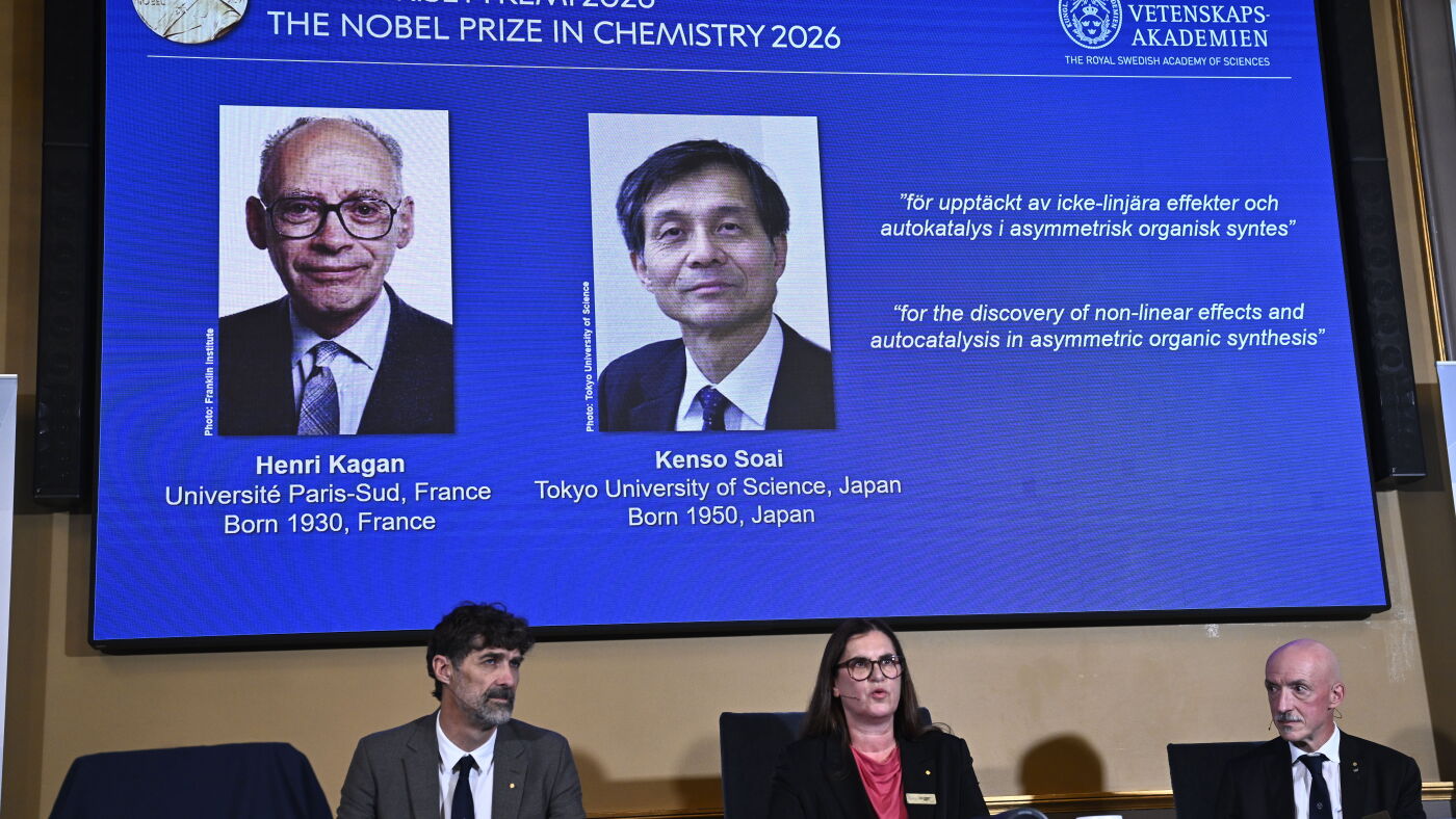 Kagan e Soai vincono il Nobel per la Chimica 2026